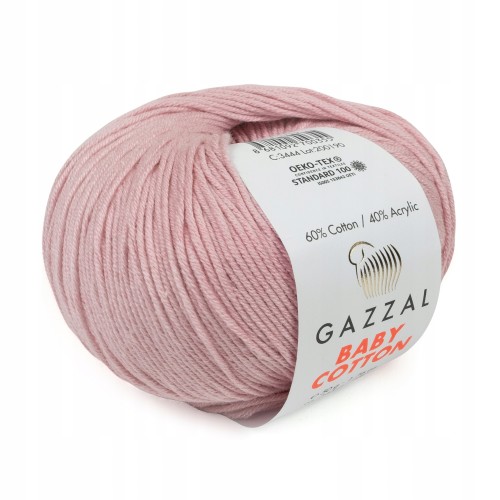 Gazzal Baby Cotton 3444 pudrowy róż