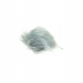 pompon do czapki 8cm futerko popielaty