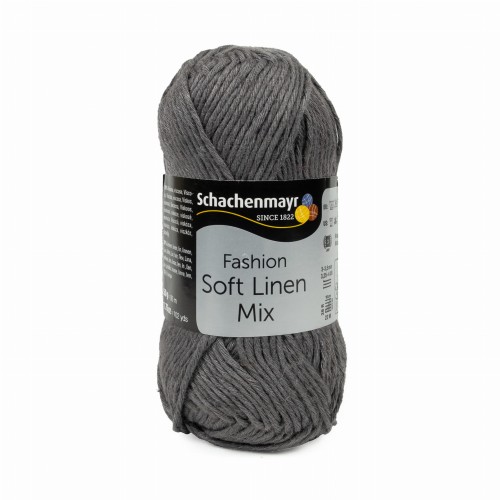 wiskoza len Soft Linen Mix 92 szary