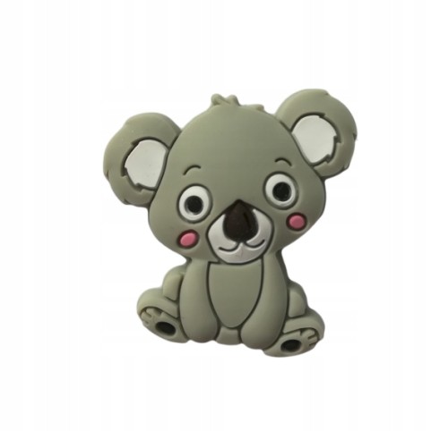 koralik silikonowy koala