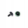 oczy do maskotek brokatowe 12mm zielone