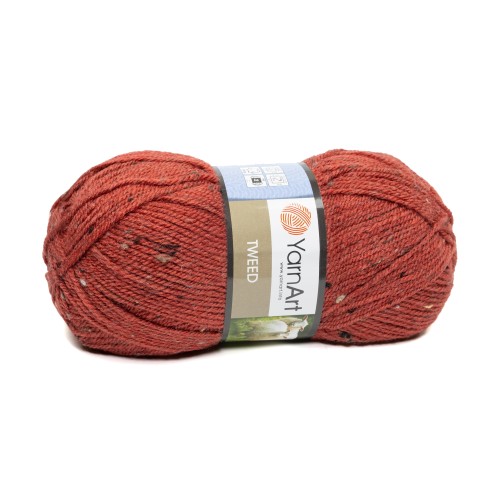 włóczka wełna akryl YarnArt Tweed jasnoczerwona 231