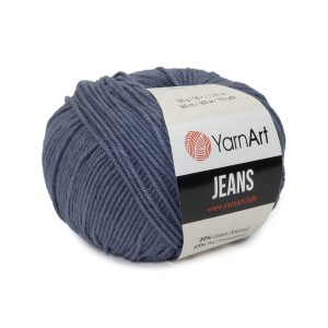 50g włóczka, 55% bawełna 45% akryl, YarnArt Jeans denim 68