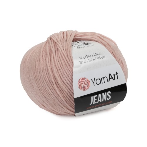 włóczka YarnArt Jeans blady róż 83