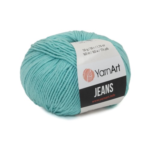 włóczka YarnArt Jeans blady turkus 81