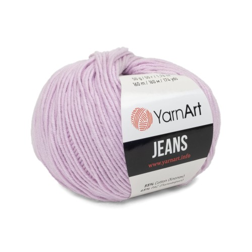 bawełna akryl YarnArt Jeans blady fiolet 19