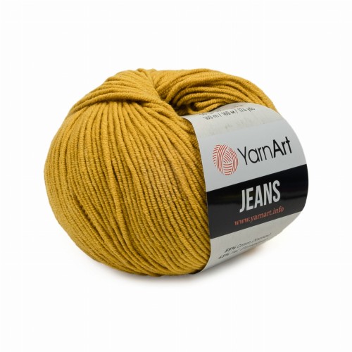 włóczka YarnArt Jeans musztardowy 84