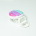 klips do smoczka silikonowy z plastikową bazą