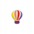 koralik silikonowy balon fiolet czerwony