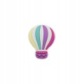 koralik silikonowy balon fuksja fiolet