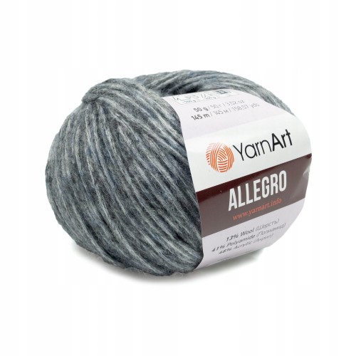 włóczka YarnArt Allegro 707 szary