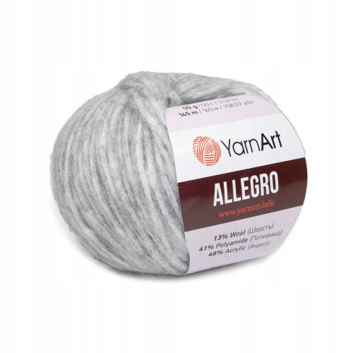 włóczka YarnArt Allegro 706 popiel