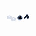 oczy brokatowe srebrne 16mm