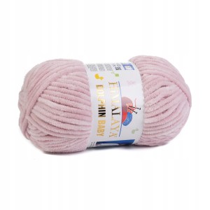 100g włóczka poliester Himalaya Dolphin Baby brudny róż 349