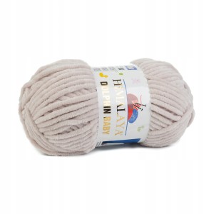 100g włóczka poliester Himalaya Dolphin Baby jasny beż 342