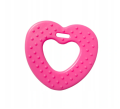 gryzak dodatek do zabawek serce ciemnoróżowe