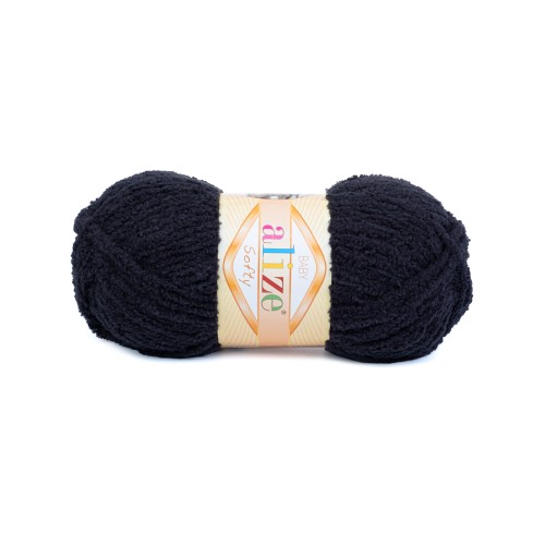 włóczka Alize Baby Softy czarna 60
