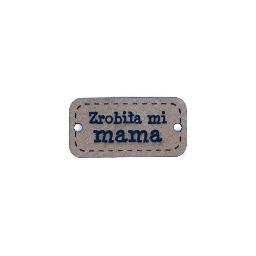 metka zrobiła mi mama ekoskóra beżowa