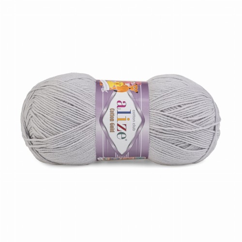 włóczka Alize Cotton Gold popielata 200