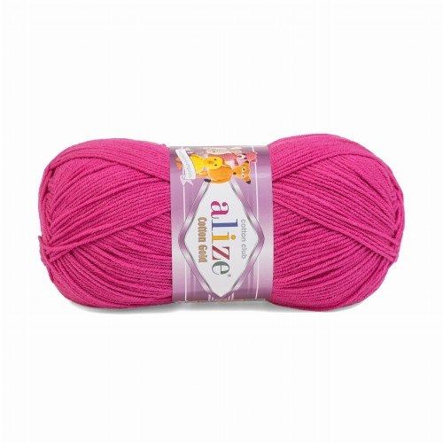 włóczka Alize Cotton Gold fuksja 149