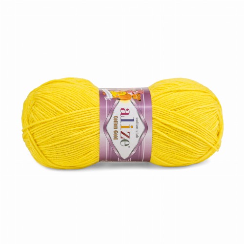 włóczka Alize Cotton Gold żółta 110