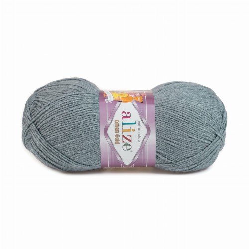 włóczka Alize Cotton Gold szara 87