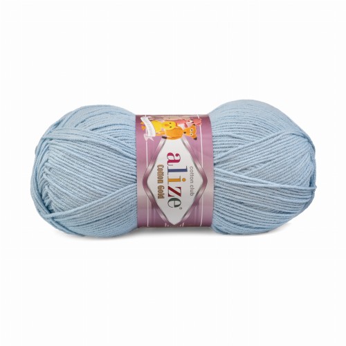 włóczka Alize Cotton Gold niebieska 40
