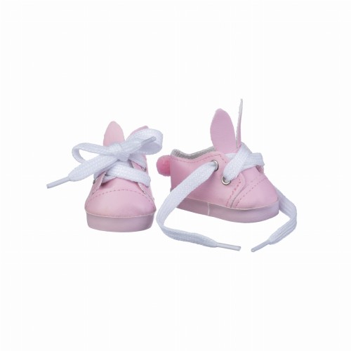 buty dla lalki króliczki różowe