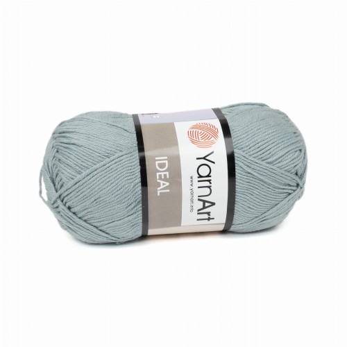 włóczka 100% bawełna Ideal szary 244