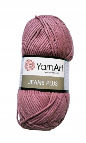 włóczka bawełna akryl Jeans Plus 65 róż