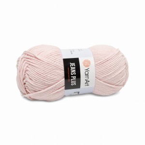 100g włóczka bawełna akryl Jeans Plus 18 jasny róż