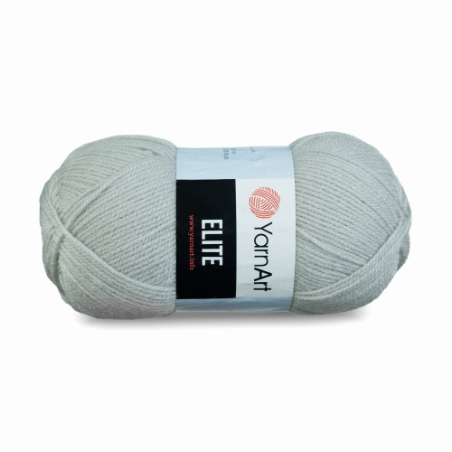 akryl YarnArt Elite jasnoszara 855