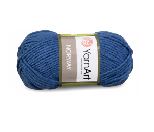 100g włóczka gruby akryl YarnArt Norway granat 209