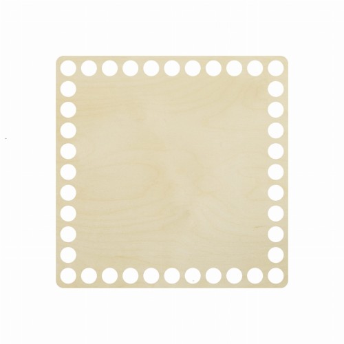 dno do koszyka baza ze sklejki kwadratowa 15cm