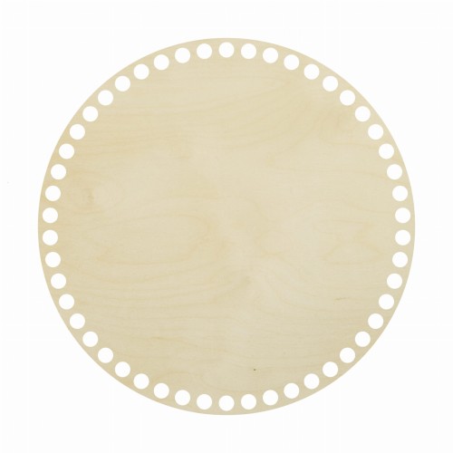 dno do koszyka baza ze sklejki okrągła 25cm