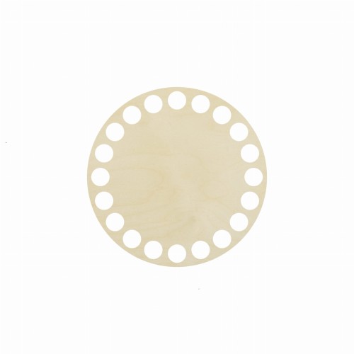 dno do koszyka baza ze sklejki okrągła 10cm
