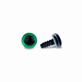 oczy do maskotek brokatowe 12mm zielone