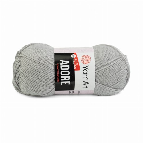 włóczka akryl antypilling Adore popiel 346
