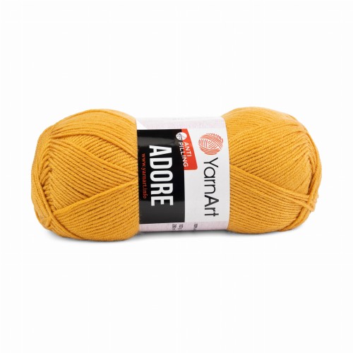 włóczka akryl antypilling Adore musztardowy 334