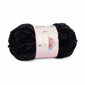 100g włóczka Himalaya Velvet 11 czarna