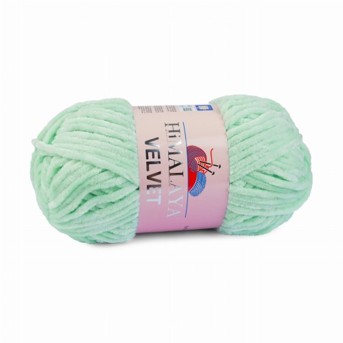 pluszowa włóczka Himalaya Velvet  07 miętowa