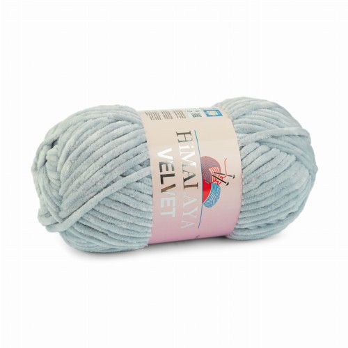 pluszowa włóczka Himalaya Velvet 25 popielata