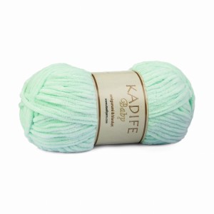 100g włóczka pluszowa Kadife Baby miętowa 004