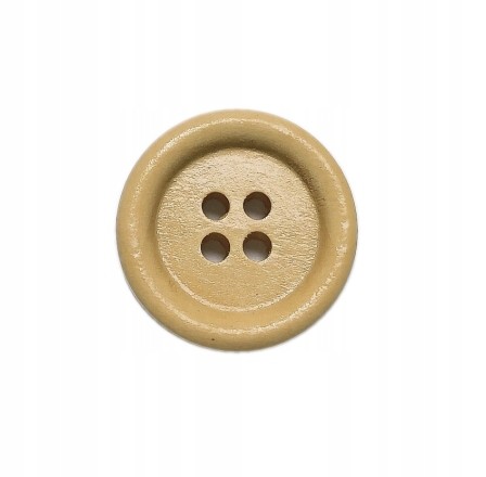 drewniane guziki 4 dziurki 20mm lakierowane
