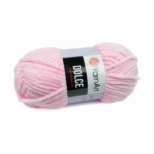 100g włóczka poliester YarnArt Dolce różowy 750