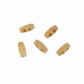 5szt mini guziki kołki 15mm kołeczki brąz