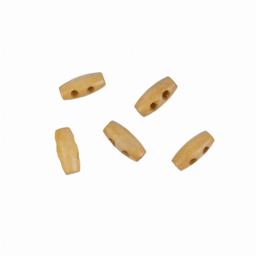 5szt mini guziki kołki 15mm kołeczki brąz