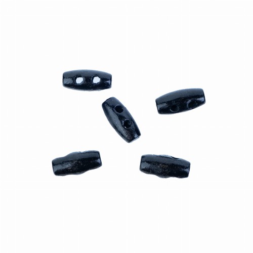 5szt mini guziki kołki 15mm kołeczki czarne