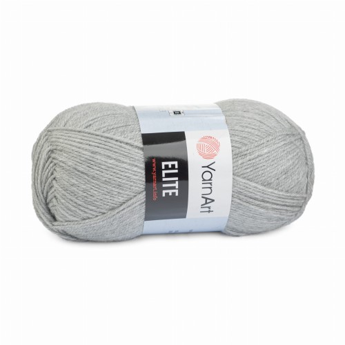 włóczka 100% akryl YarnArt Elite popiel 804