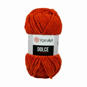 100g włóczka poliester YarnArt Dolce pomarańczowy 778